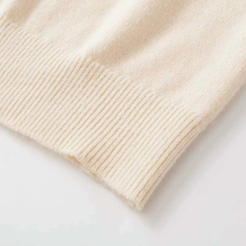 ZARA Summer Versatile Rhinestone Round Neck Knit Cardigan